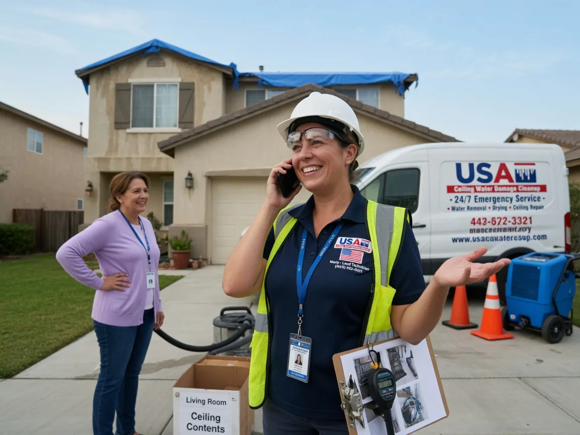 Ceiling Water Damage Restoration Tussy, OK FAQs